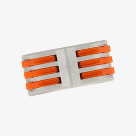 CH-813 0.08–2.5mm² SPL-3 Pole Wire Connector with Spring Lock Lever