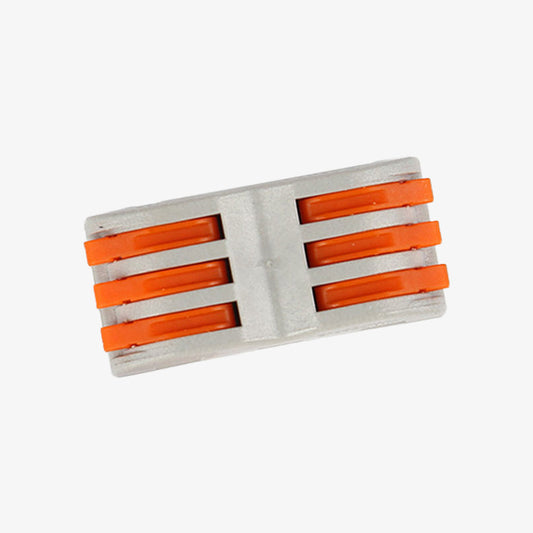 CH-813 0.08–2.5mm² SPL-3 Pole Wire Connector with Spring Lock Lever