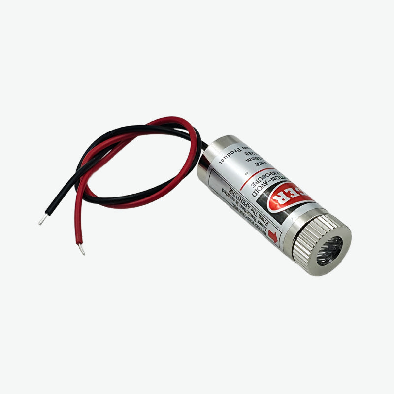 CHT1230 12mm 5mW Straight Line Laser Module with Adjustable Line Focus - Red