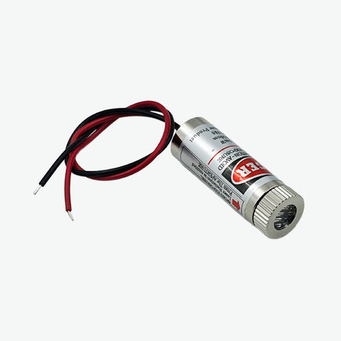 CHT1230 12mm 5mW Straight Line Laser Module with Adjustable Line Focus - Red
