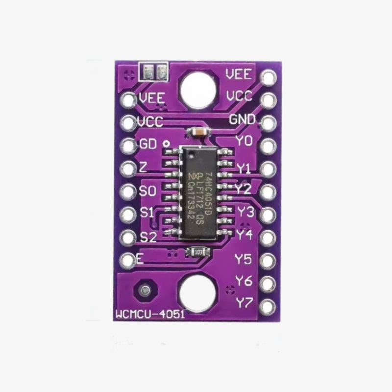 4051 Module CJMCU-4051 8-Channel Analog Multiplexer/Demultiplexer Breakout Board M ...