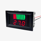12V-60V Lead Acid Red Digital Lead Battery Capacity Indicator Charge Level Lead-Acid LED Tester Voltmeter