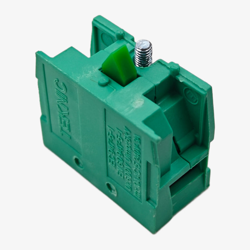 Push Contact Element 22.5mm GREEN