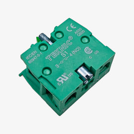 Push Contact Element 22.5mm GREEN