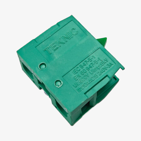 Push Contact Element 22.5mm GREEN