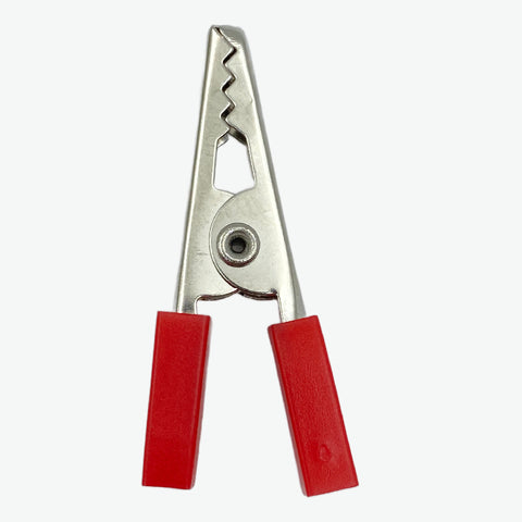 Crocodile Clip Small - Pair of red and Black