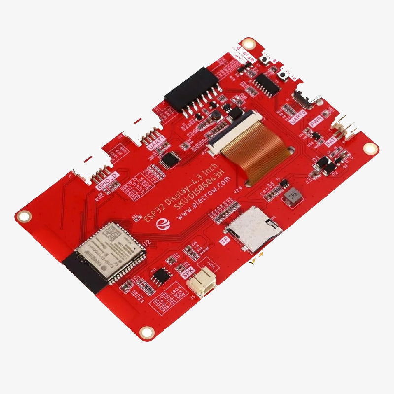 CrowPanel 4.3"- HMI ESP32 Display 480x272 RGB TFT LCD 
