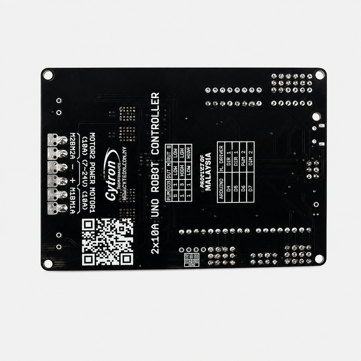 Cytron Dual Channel 10A Motor Driver UNO Robot Controller