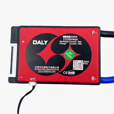 DALY LiFePO4 11S 36V 40A Waterproof Battery Management System - BMS Protection Board