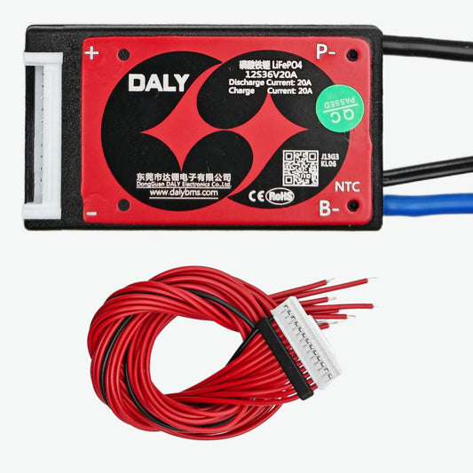 DALY LiFePO4 12S 36V 20A Waterproof Battery Management System - BMS Protection Board