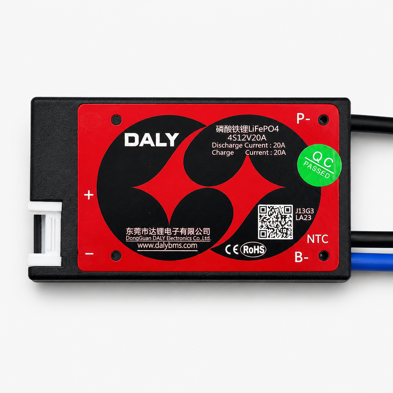 DALY LiFePO4 4S 12V 20A Waterproof  BMS