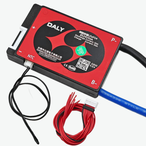 DALY LiFePO4 8S 24V 50A Waterproof Battery Management System - BMS Protection Board