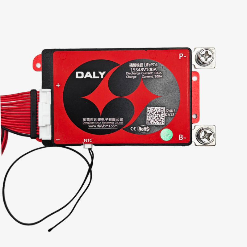 DALY LiFePo4 15S 48V 100A Waterproof  BMS Module