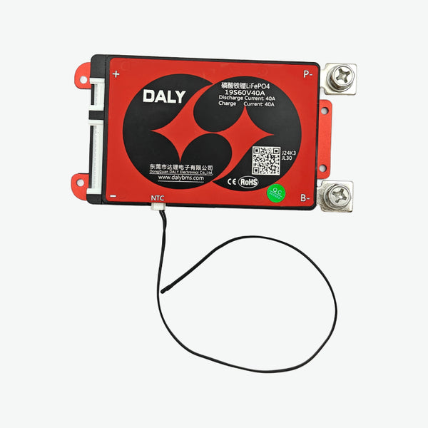 DALY LiFePo4 19S 60V 40A Waterproof Battery Management System - BMS Protection Board