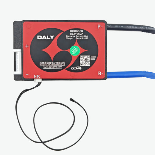 DALY LiFePo4 8S 24V 60A Waterproof Battery Management System – BMS Protection Board