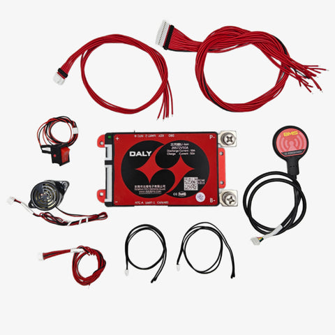 DALY Smart BMS Lithium-Ion 20S 72V 50A BMS with UART, CAN, RS485 and Bluetooth Communication Support