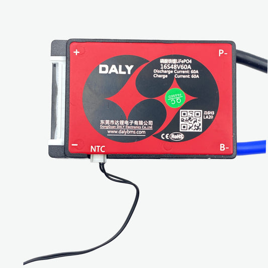 DALY LiFePO4 16S 48V 60A Waterproof Battery Management System - BMS Protection Board