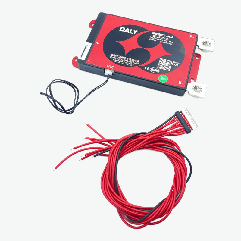 DALY LiFePO4 8S 24V 80A Waterproof Battery Management System - BMS Protection Board