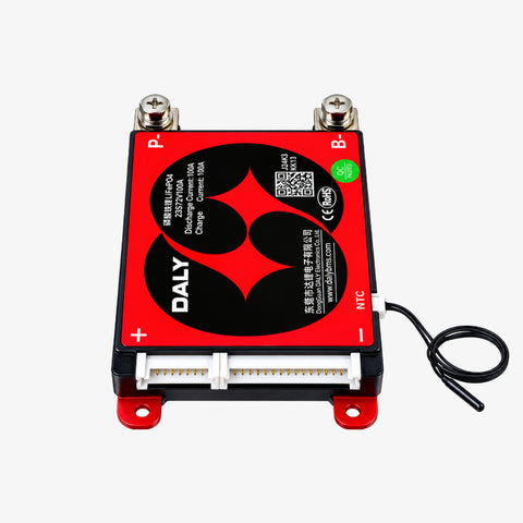 DALY LiFePo4 23S 72V 100A Waterproof Battery Management System - BMS Protection Board