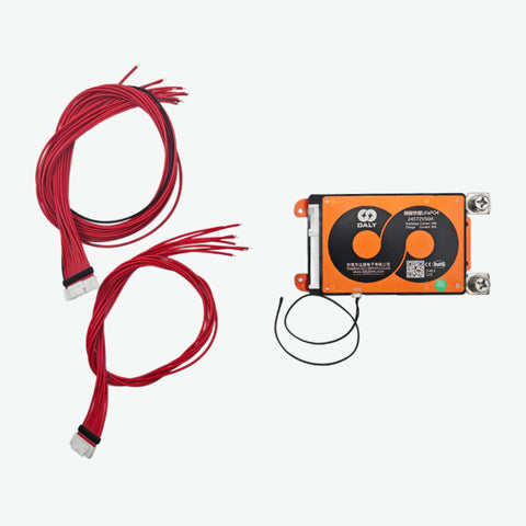 DALY LiFePo4 24S 72V 50A Waterproof Battery Management System - BMS Protection Board