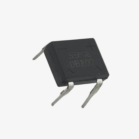 DB207 2A 1000V Single Phase Bridge Rectifier IC - 4-Pin DIP Package