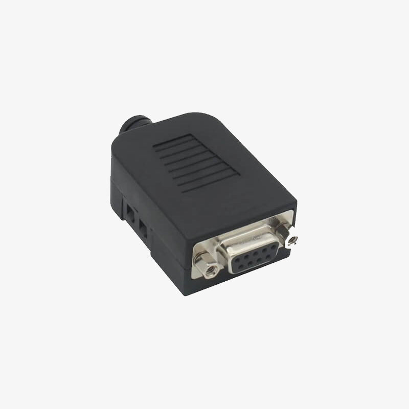 DB9 Female Screw Terminal to RS232 RS485 Conversion Module with Casing and Nut