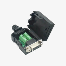 Load image into Gallery viewer, DB9 Female Screw Terminal to RS232 RS485 Conversion Board with Shell and Nut