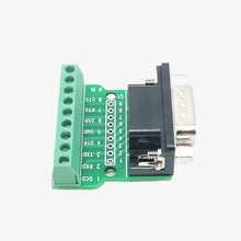 Load image into Gallery viewer, DB9 Male Screw Terminal to RS232 RS485 Conversion Board Module