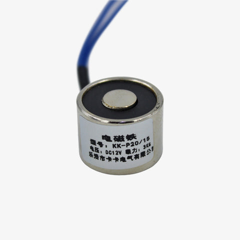 DC 12V KK-P2015 3KG Lifting Solenoid Electromagnet