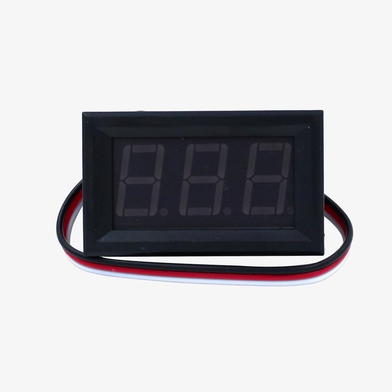 DC Voltmeter Panel Digital LED