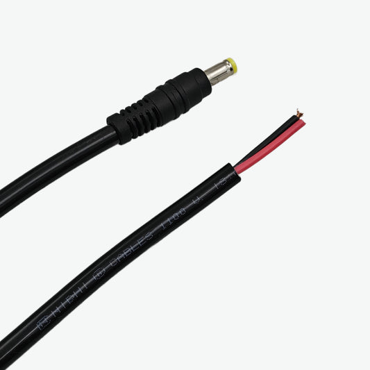 DC Jack Male Connector 6.2 x 2.5mm with 1.3 meter Cable - High Quality