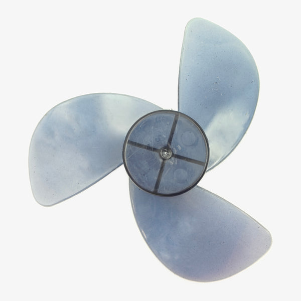DC Motor Fan Blade 3-Wing Fan For Toy Motor Round Curved Blade - 3.6 Inches