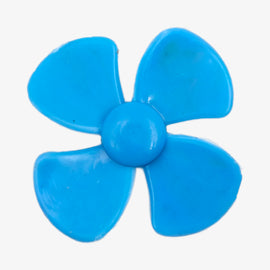 DC Motor Fan Blade 4-Wing Fan For Toy Motor Round Curved Blade - 1.5 Inches