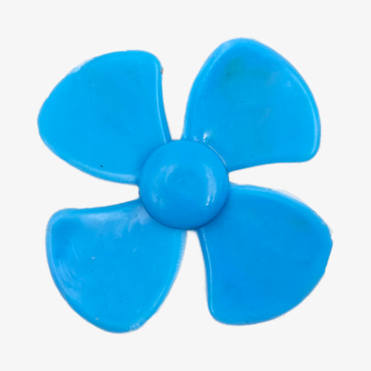 DC Motor Fan Blade 4-Wing Fan For Toy Motor Round Curved Blade - 1.5 Inches