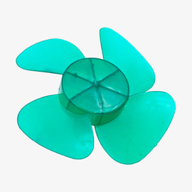 DC Motor Fan Blade 4-Wing Fan For Toy Motor Round Curved Blade - 3.6 Inches