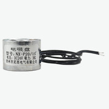 Load image into Gallery viewer, DC 24V KK-P20/15 3KG Lifting Solenoid Electromagnet