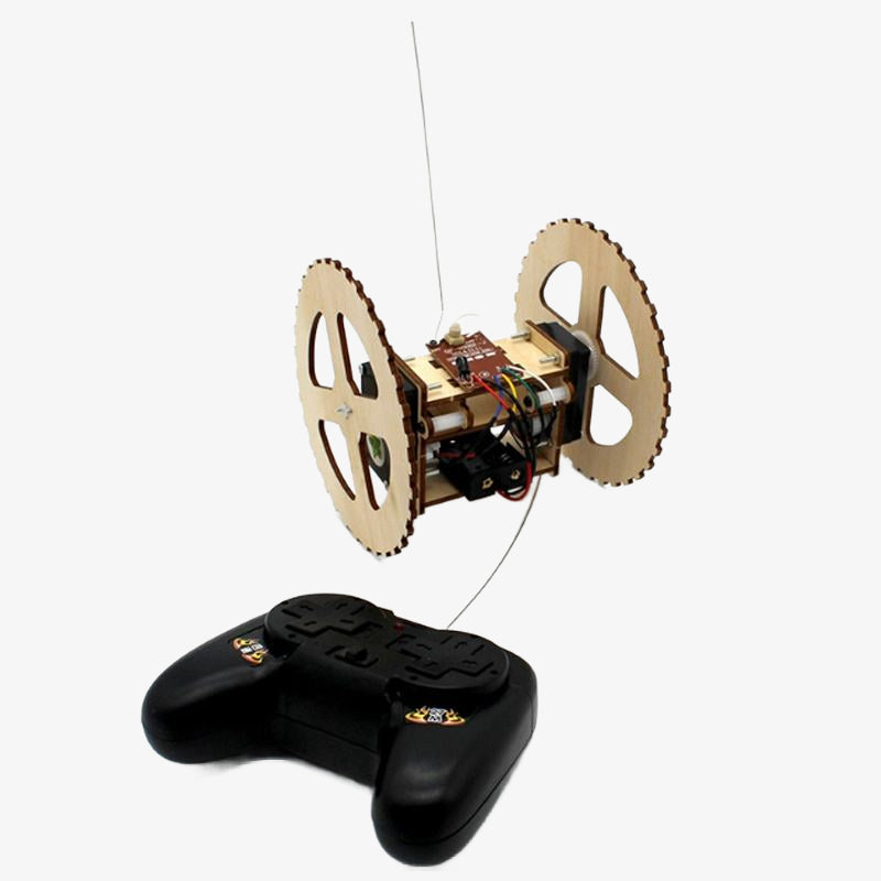 DIY 2 Wheeler Remote Controlled Car Kit without Battery