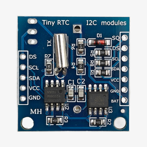 Real Time Clock DS1307 RTC I2C Module AT24C32 with Battery
