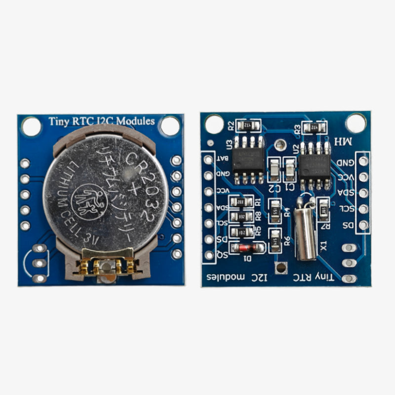 DS1307 Real-Time Clock RTC I2C Module AT24C32 with Battery ...