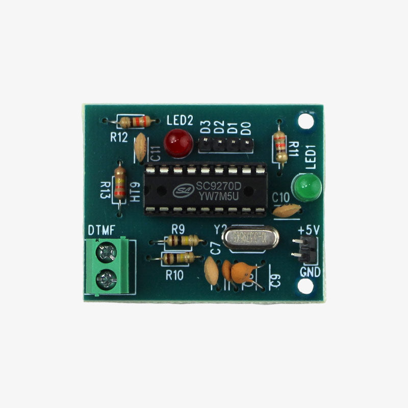 DTMF Decoder Module with Audio Receiver IC