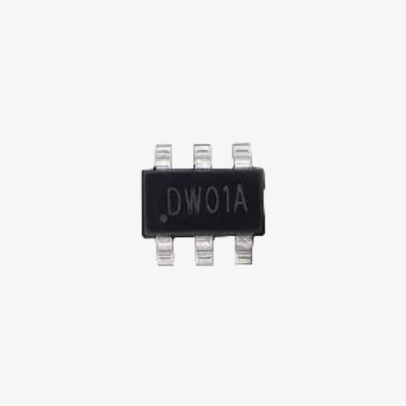 DW01A Lithium-Ion/Lithium-Polymer Battery Protection IC - SOT-23-6 SMD Package