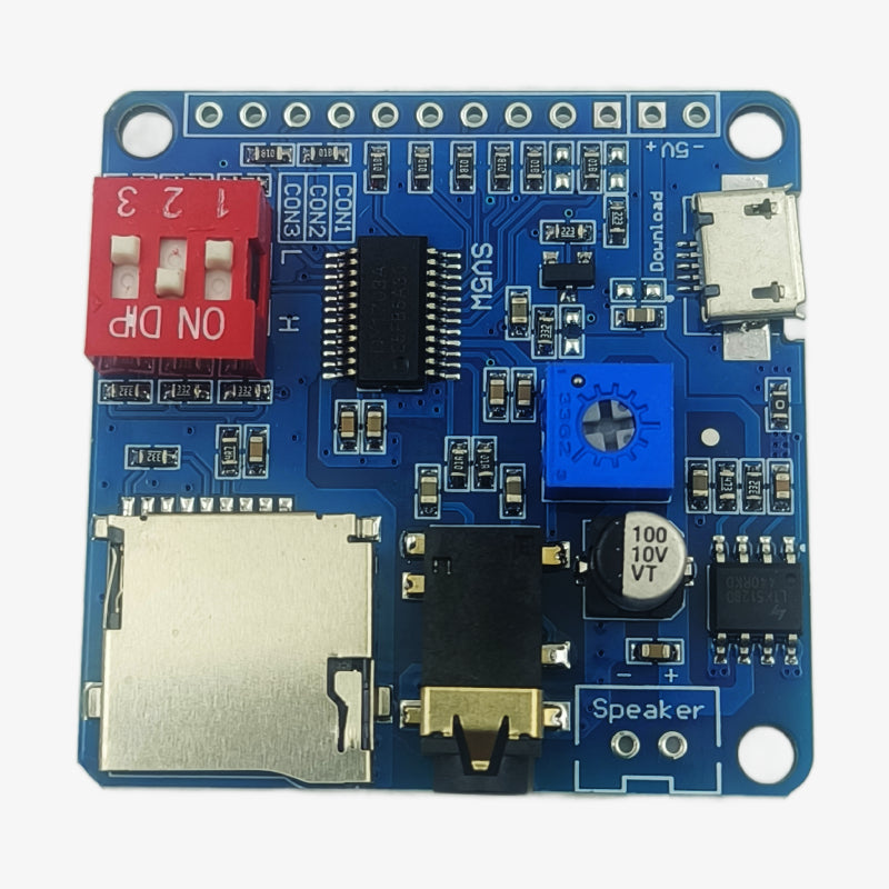 DY-SV 5W Voice WAV MP3 Audio Playback Board with Serial Control
