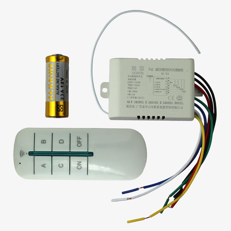 4 Channel wireless Digital Remote Control Light Switch