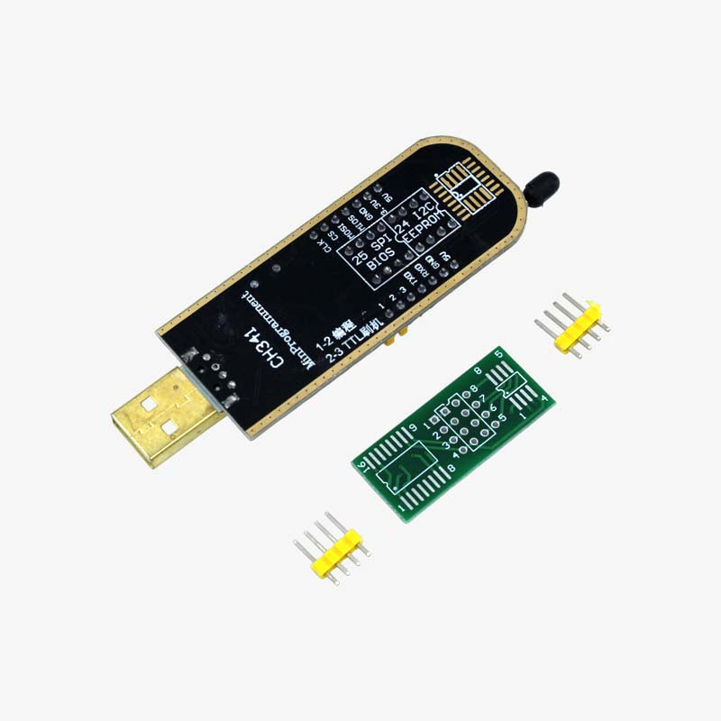 CH341A 24 25 Series EEPROM Flash BIOS USB Programmer with Software & D ...