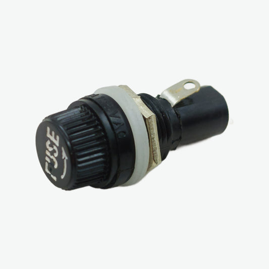 Screw-In Panel Mount Fuse Holder(5×20mm) - 10A 250V AC