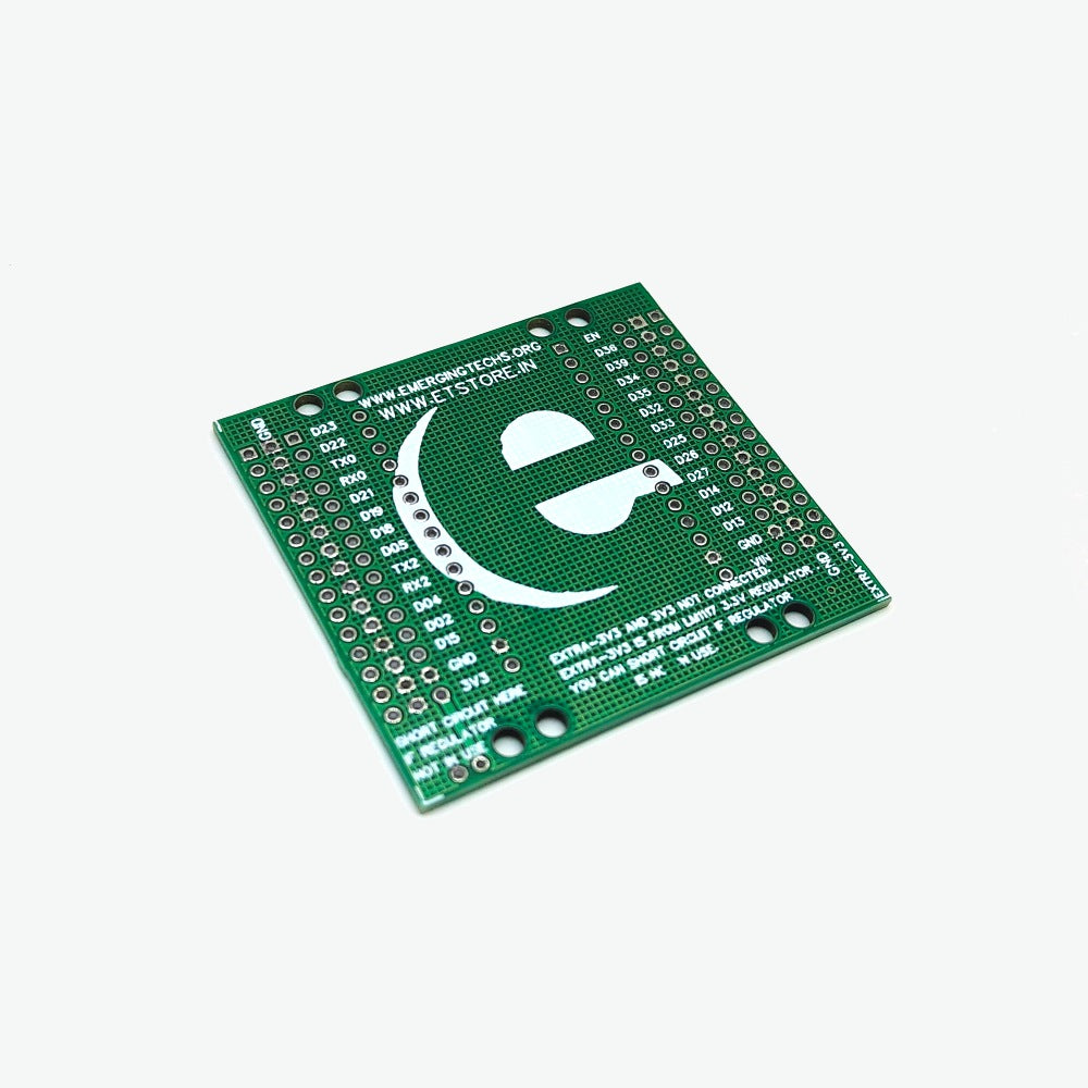 ESP-WROOM-32 ESP32 Breakout Board PCB - 55X52mm