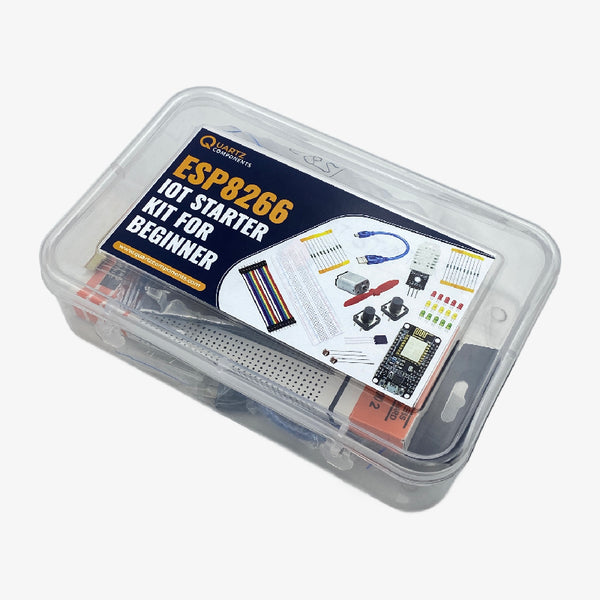 ESP8266 IoT Starter Kit for Beginners with DHT11 Temp Sensor & Electronic Components