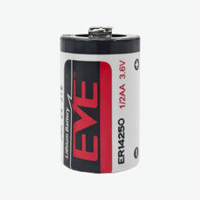 Load image into Gallery viewer, EVE ER14250 3.6V 1200mAh 1/2 AA Lithium Rechargeable Battery