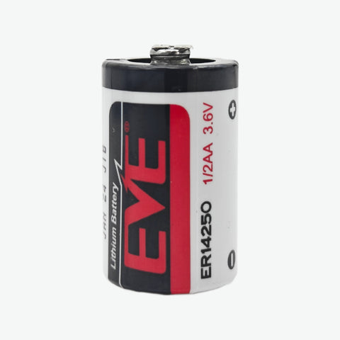 EVE ER14250 3.6V 1200mAh 1/2 AA Lithium Rechargeable Battery