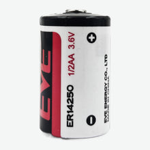 Load image into Gallery viewer, EVE ER14250 3.6V 1200mAh 1/2 AA Lithium Battery